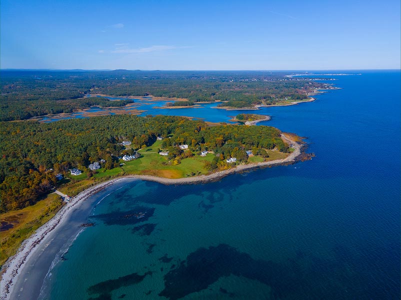 Aerial View of Maine